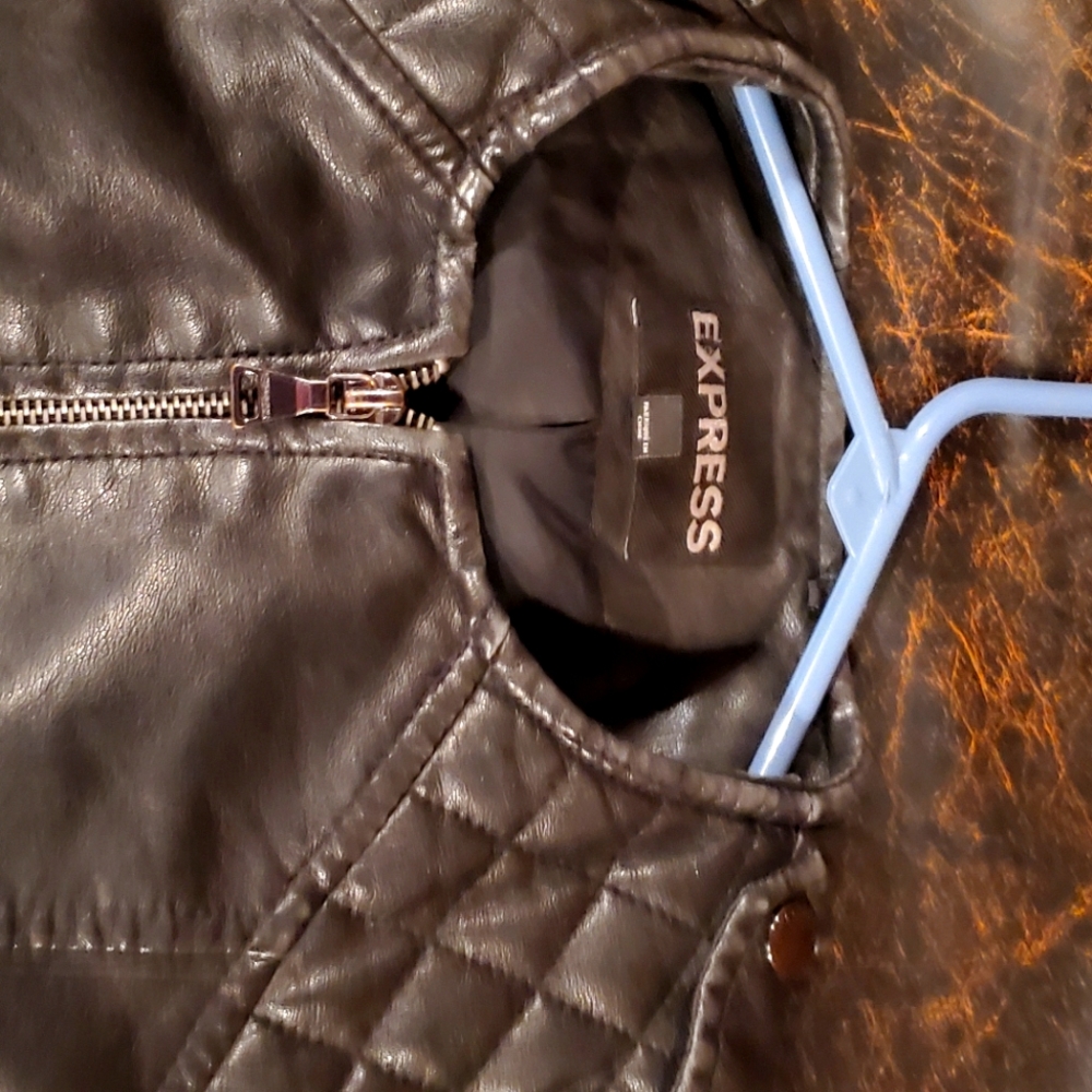 Faux Leather Jacket - Picture 2 of 6